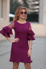 KOLLARI TÜL ELBİSE