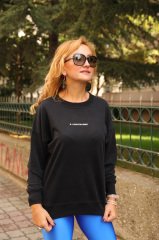 SİYAH SWEAT I LOVE YOU