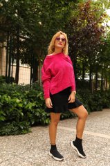 BİSİKLET YAKA KADİFE